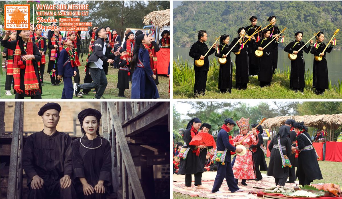 Le costume traditionnel du peuple Tay Vietnam